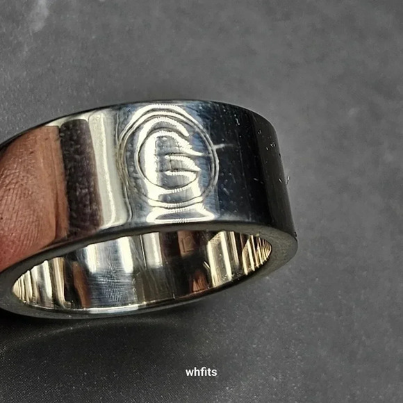 Gucci G Logo 925 Sterling Silver Ring - Picture 3 of 5